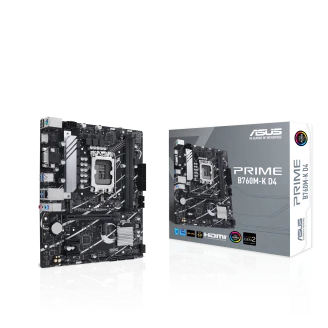 ASUS Prime B760M-K D4, an Intel® B760 LGA 1700 mATX