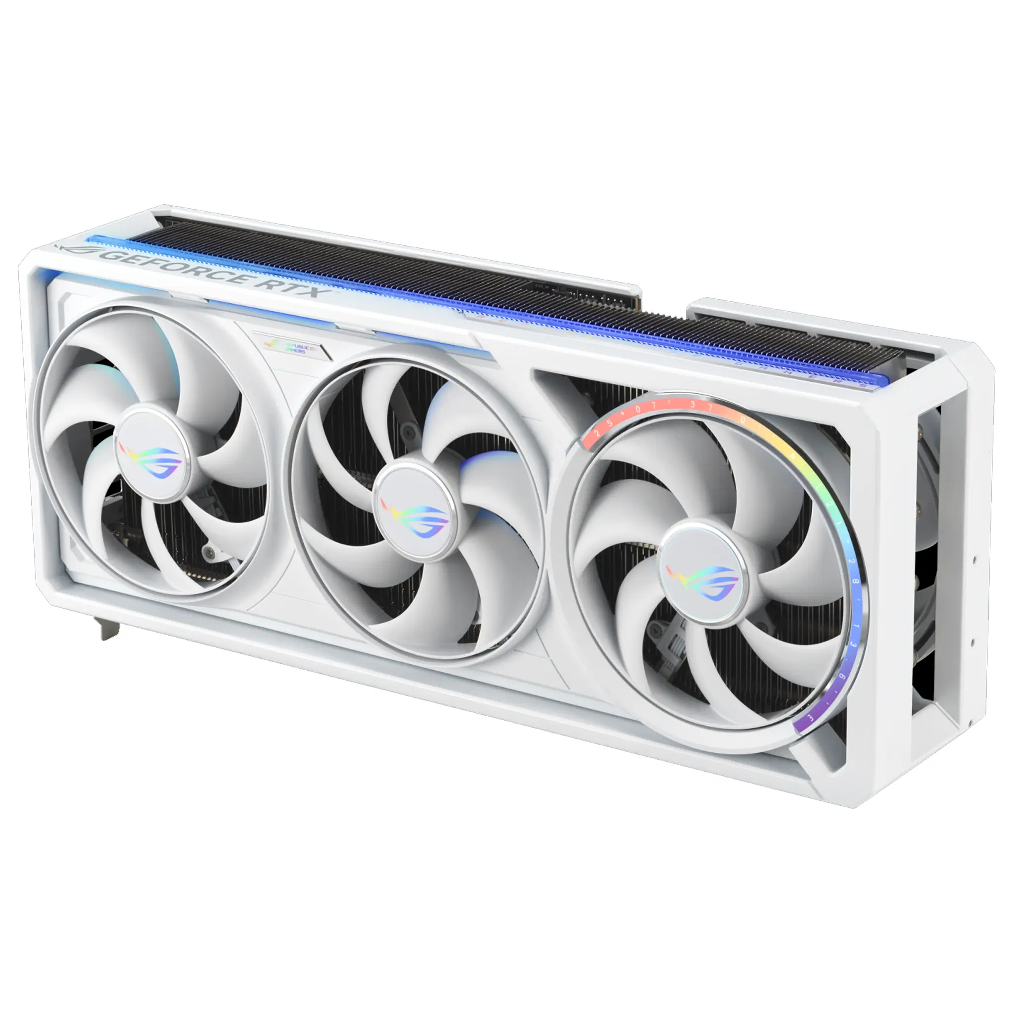 ASUS ROG Astral GeForce RTX 5080 OC Edition With 16GB GDDR7 White Graphics Card, 2760 MHz Boost Clock, 10752 CUDA, 256-bit 30 Gbps Memory, PCIe 5.0 | 90YV0LV4-MVAA00 - Image 3