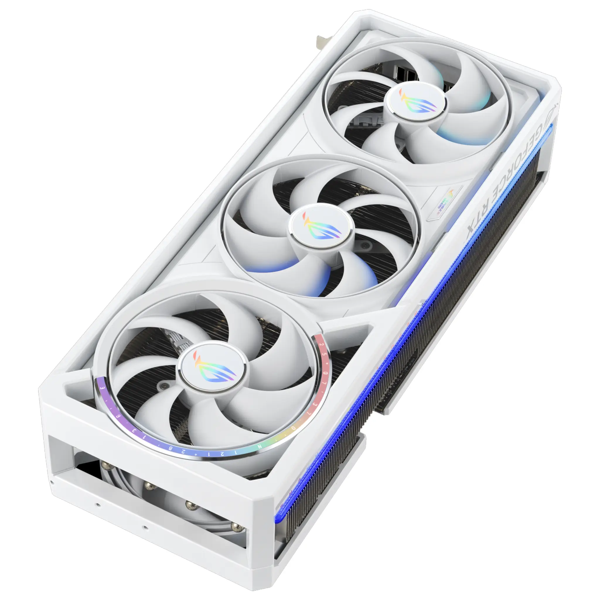 ASUS ROG Astral GeForce RTX 5080 OC Edition With 16GB GDDR7 White Graphics Card, 2760 MHz Boost Clock, 10752 CUDA, 256-bit 30 Gbps Memory, PCIe 5.0 | 90YV0LV4-MVAA00 - Image 4