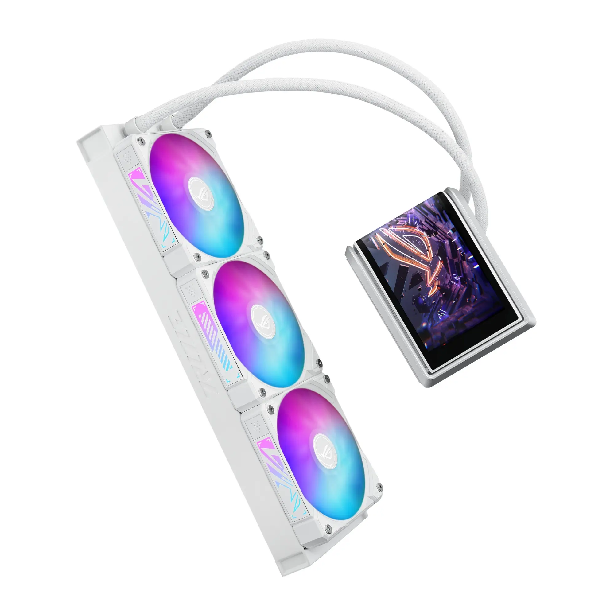 ASUS ROG Ryuo IV 360 ARGB Liquid CPU Cooler with AMOLED Display - Image 3