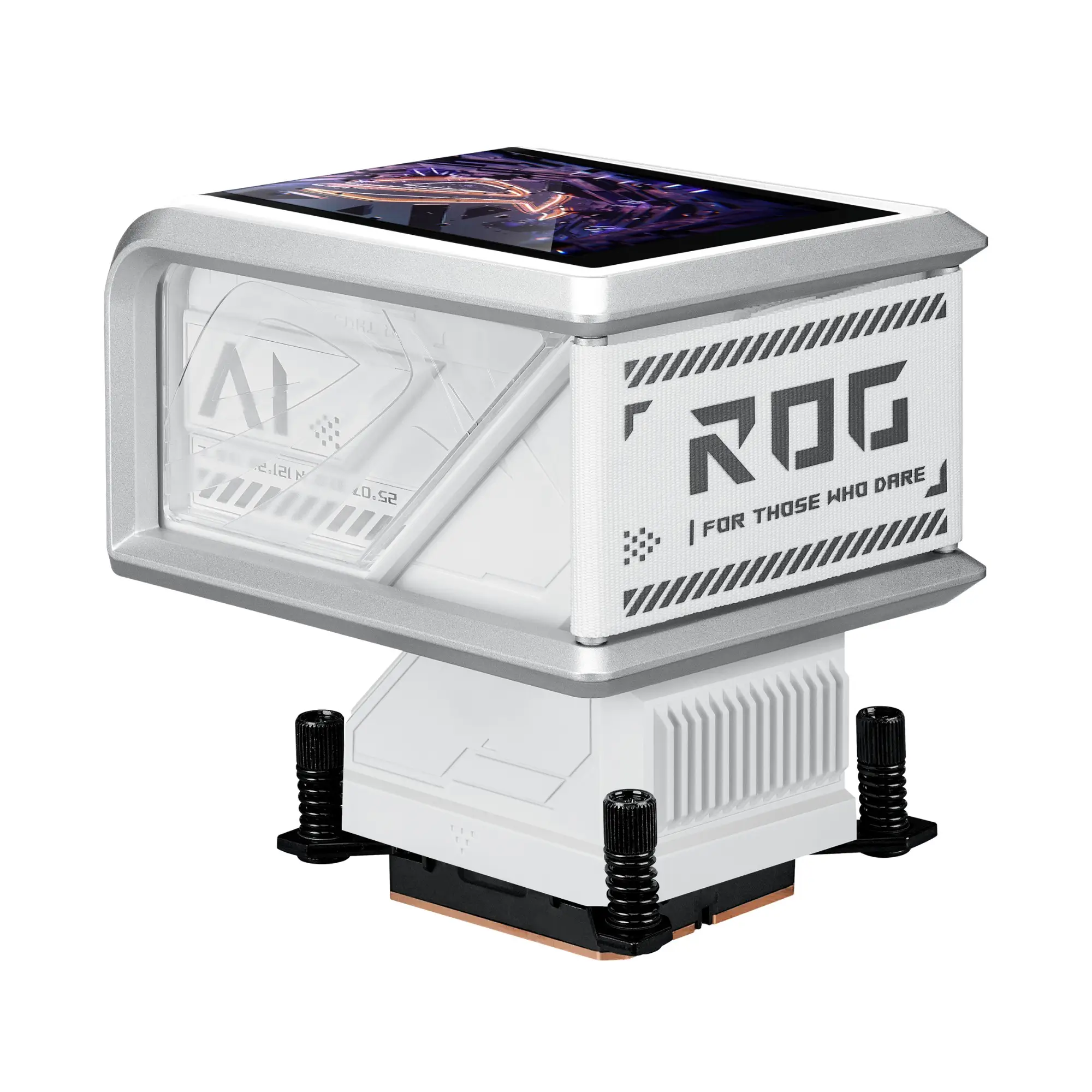 ASUS ROG Ryuo IV 360 ARGB Liquid CPU Cooler with AMOLED Display - Image 5
