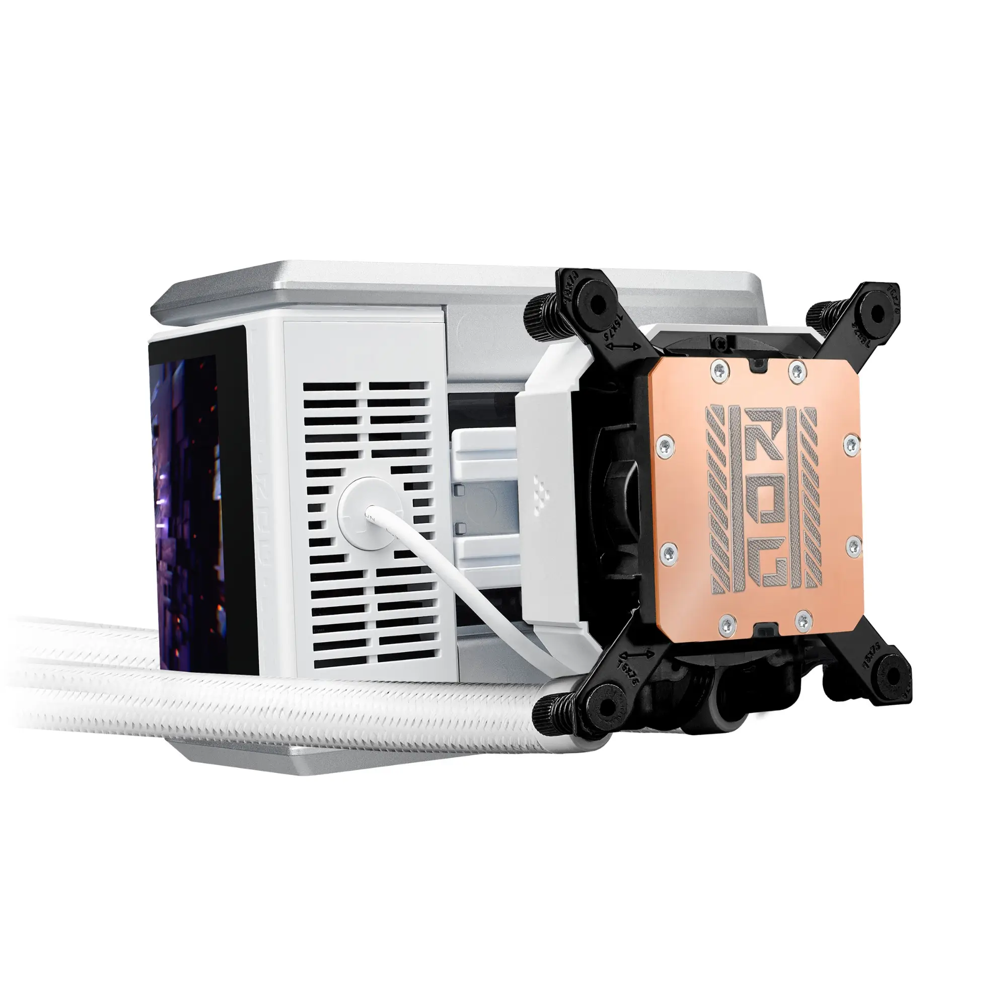 ASUS ROG Ryuo IV 360 ARGB Liquid CPU Cooler with AMOLED Display - Image 6