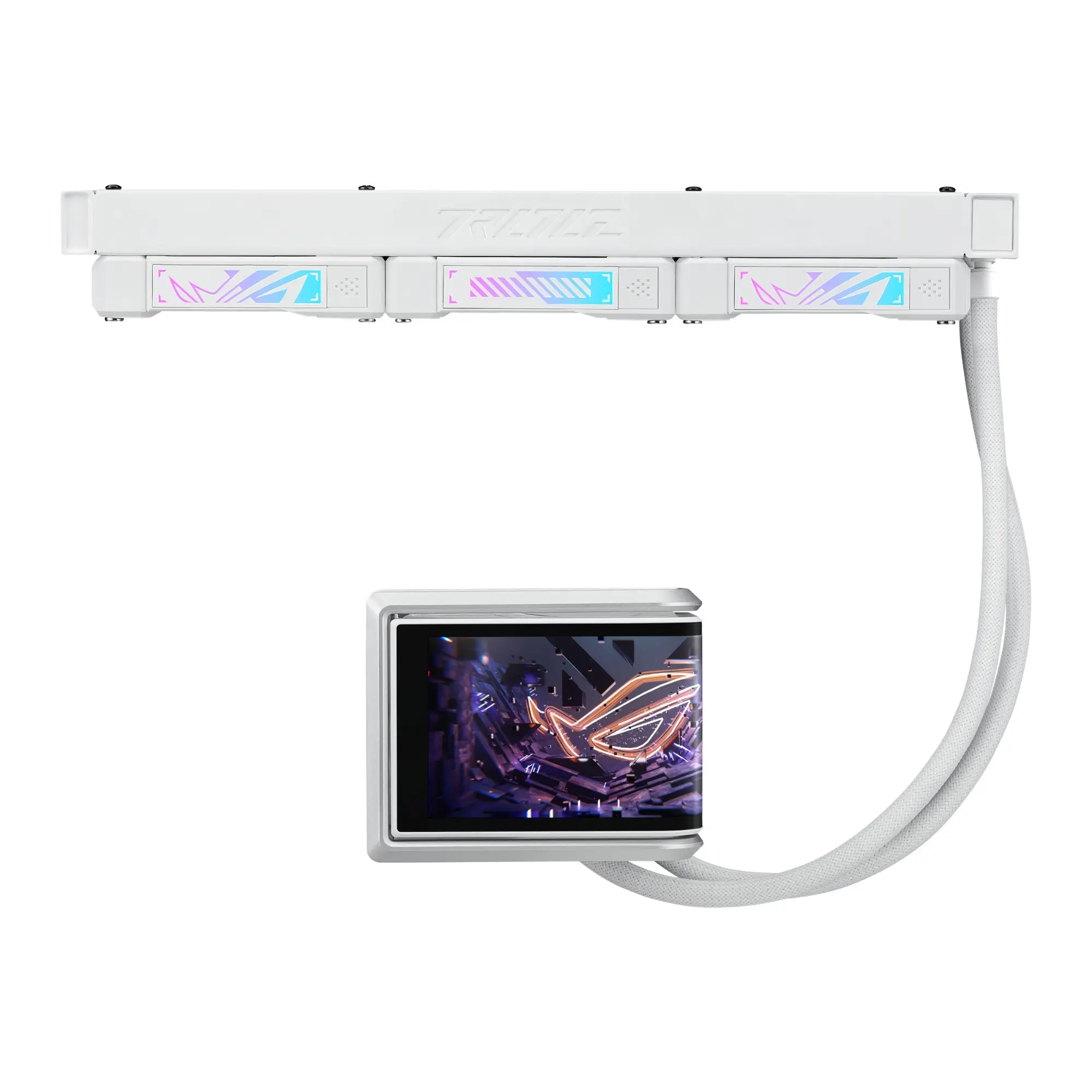ASUS ROG Ryuo IV 360 ARGB Liquid CPU Cooler with AMOLED Display - Image 8