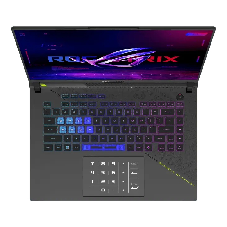 ASUS ROG Strix G16 Gaming Laptop, AMD Ryzen 9 8940HX, NVIDIA GeForce RTX 5070 8GB GPU, 16GB DDR5 RAM, 1TB SSD, 16-Inch FHD 165Hz Display, Backlit Keyboard, Windows 11, Gray | 90NR0L67-M004S0 - Image 3