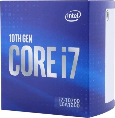 Intel Core i7-10700 Processor 10th Gen Intel Processor 8 Cores 16 Threads, 2.90GHz Base, 4.8 GHz Boost, 125W TDP, 16M Cache