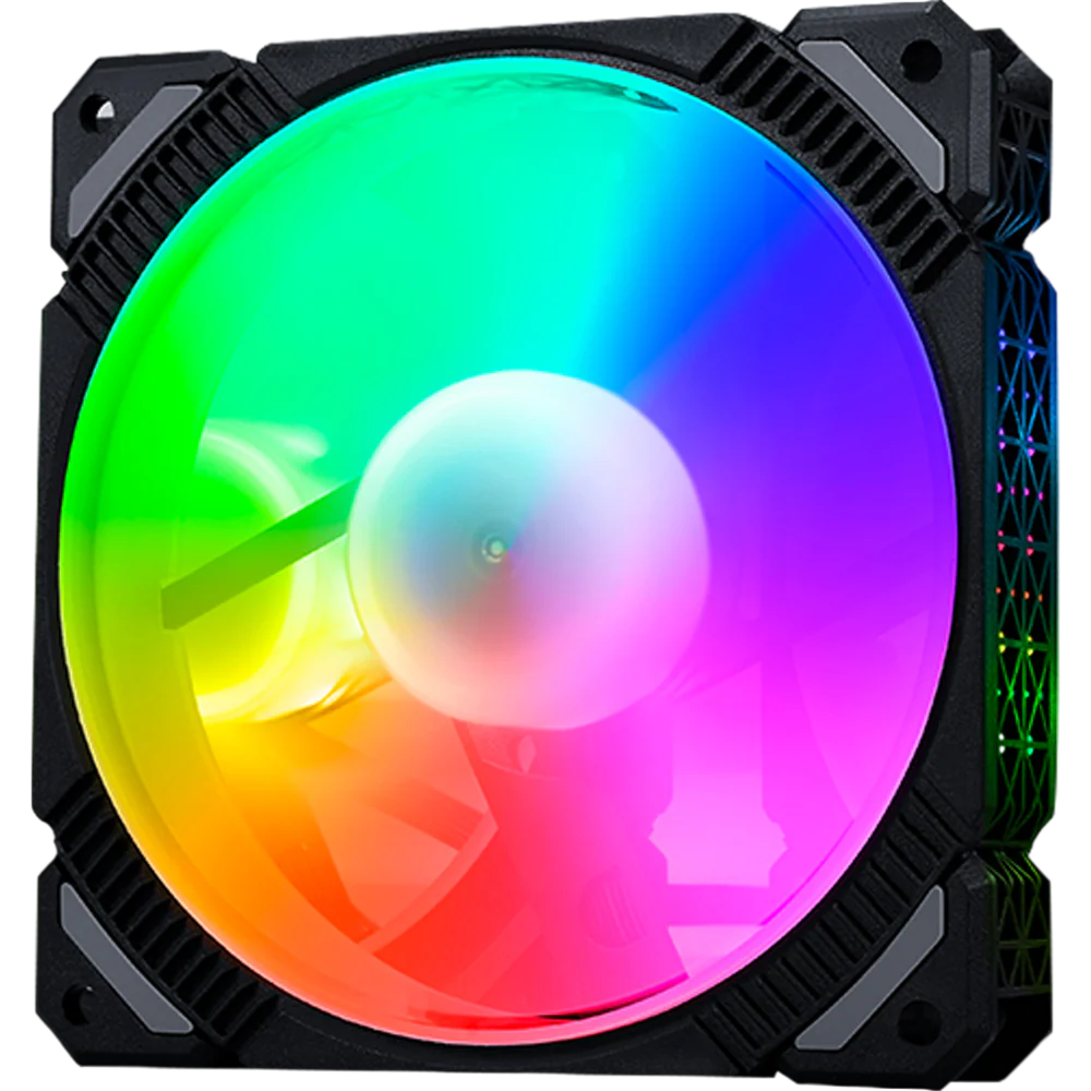 TrueNort PC Case Fan 120mm RGB 6Pin 12V 3W Black, Single Fan | TKK120 - Image 2