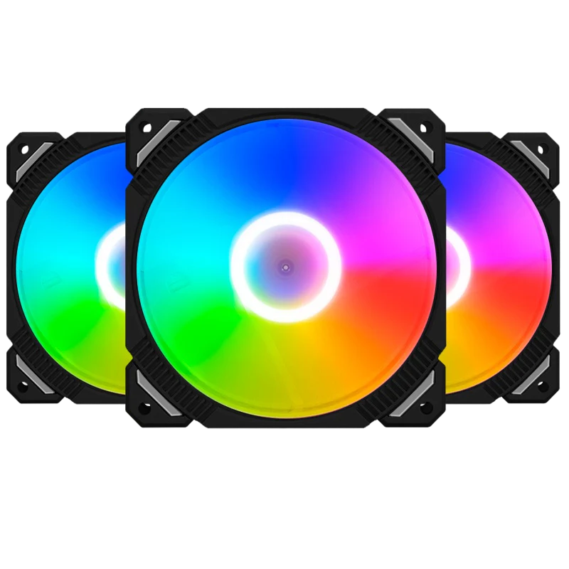 TrueNort PC Case Fan 120mm RGB 6Pin 12V 3W Black, Single Fan | TKK120 - Image 4