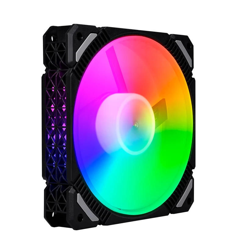 TrueNort PC Case Fan 120mm RGB 6Pin 12V 3W Black, Single Fan | TKK120 - Image 7