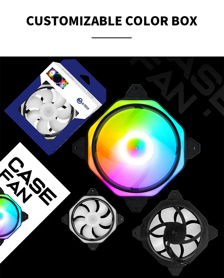 TrueNort Pc Case Fan 120mm RGB 6Pin 12V 3W White, Single Fan | MF-120-02 - Image 10