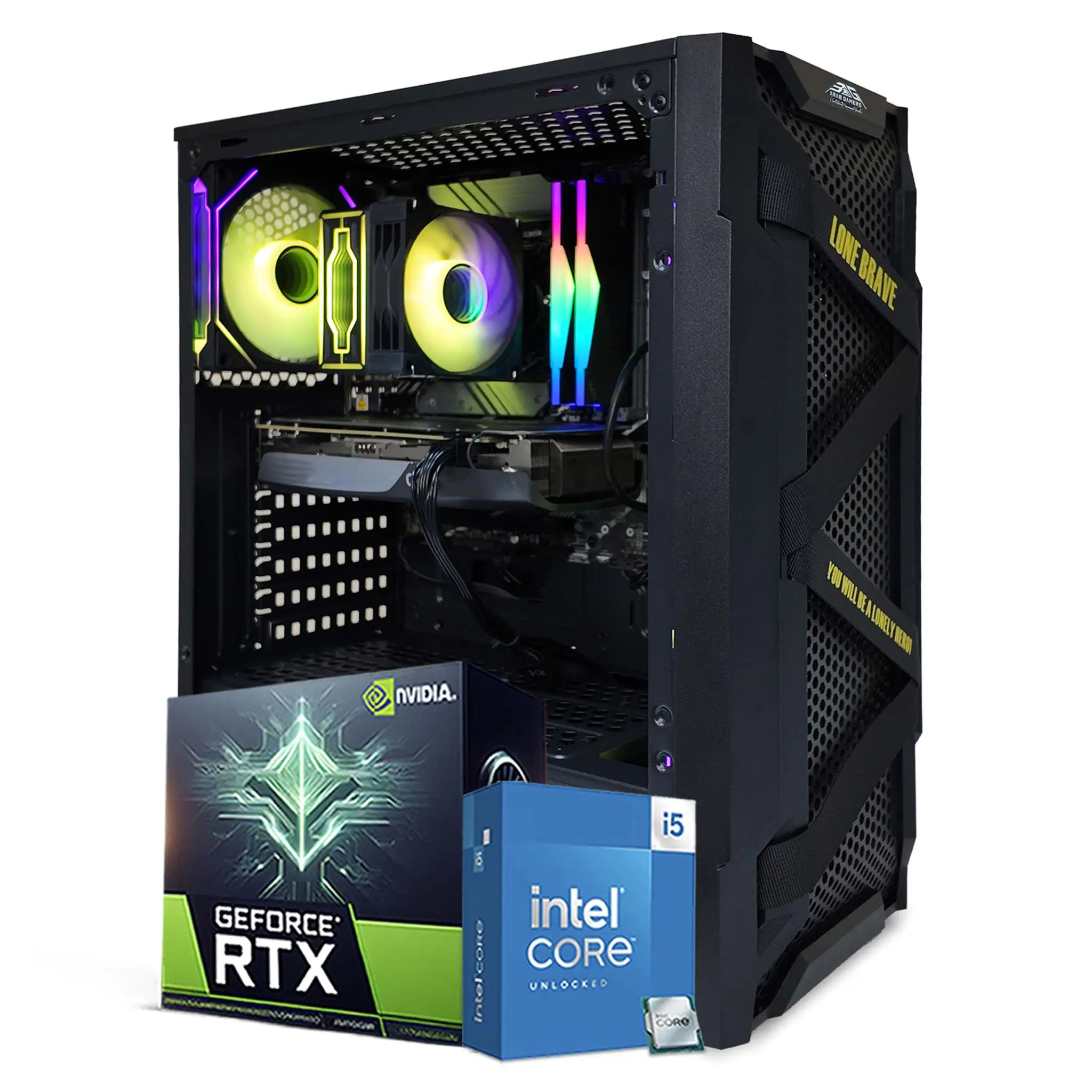 Eid Ul Adha Gaming PC, Intel Core i5-12400F, NVIDIA GeForec RTX 3050 6GB Graphics, 16GB DDR4 RAM, 512GB NVMe SSD, Windows 11 Pro | 1Year Warranty