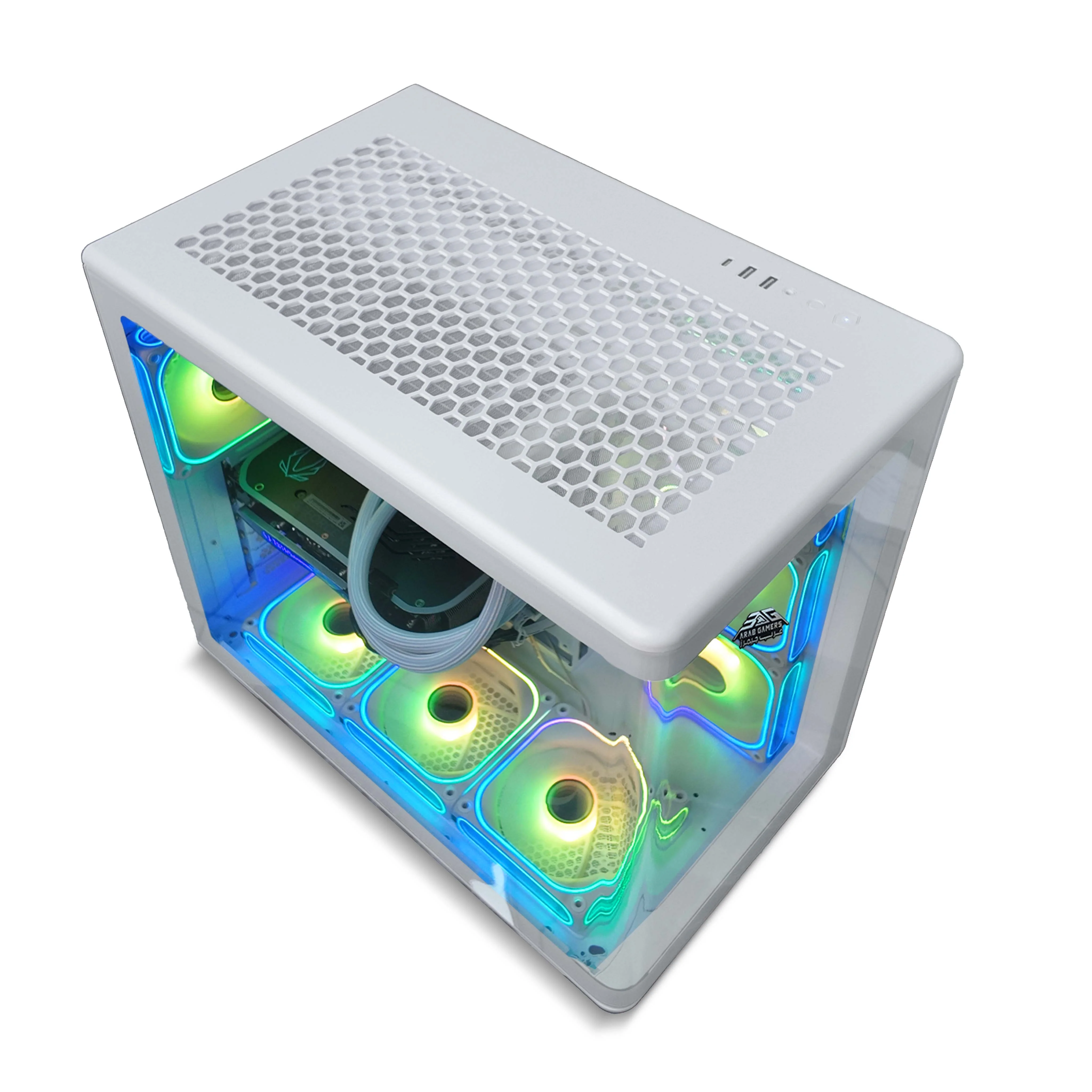 Elite Gaming PC, Intel Core Ultra 7 265K, Nvidia GeForce RTX 5070 12GB Graphics, 32GB DDR5 RAM, 1TB SSD, Windows 11 Pro, RGB Gaming Case White - Image 3