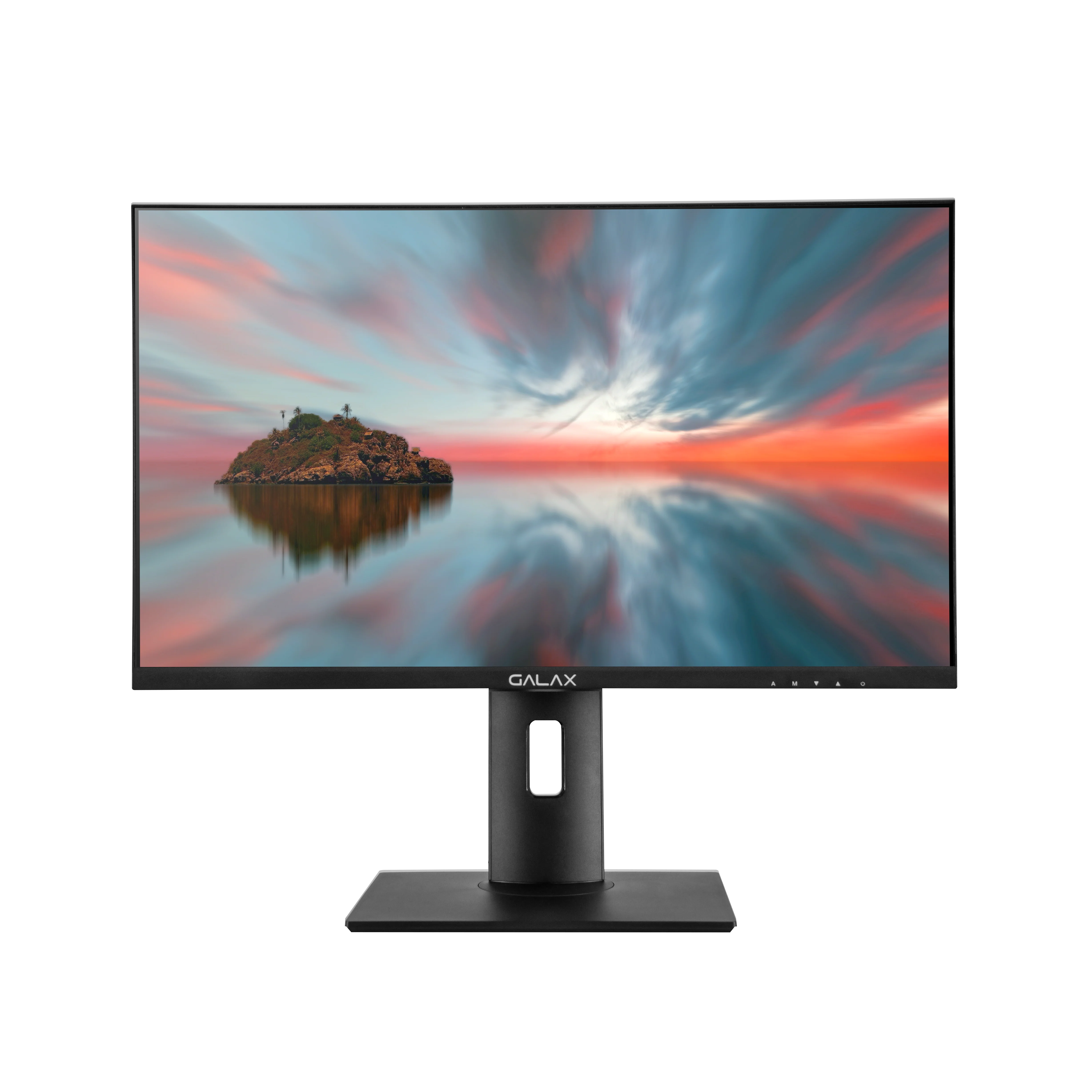 Galax Prisma-02 27'' FHD / VA / 75Hz/ 16:9 Aspect Ratio / G-Sync Compatible / Borderless / 16.7M Display Colors, USB-C Supported Gaming Monitor Angle,  Black - Image 3