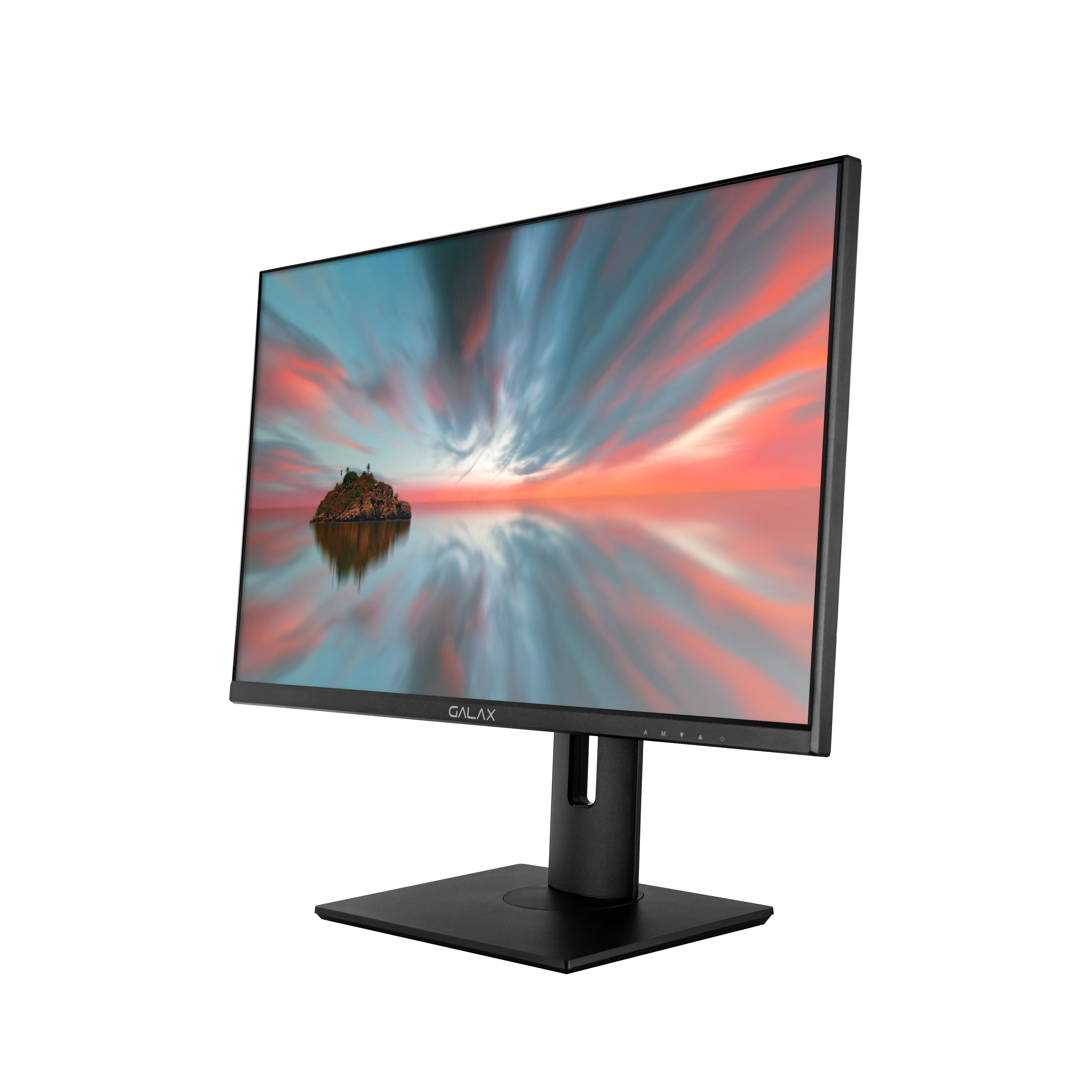 Galax Prisma-02 27'' FHD / VA / 75Hz/ 16:9 Aspect Ratio / G-Sync Compatible / Borderless / 16.7M Display Colors, USB-C Supported Gaming Monitor Angle,  Black - Image 4