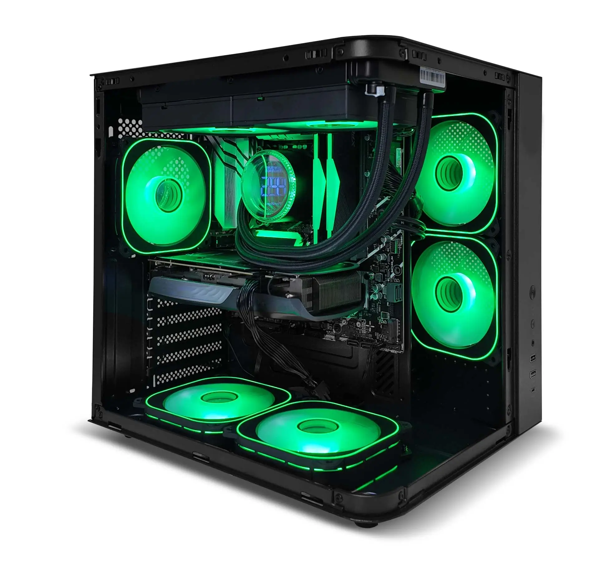 Gaming PC Bundle, Intel Core i5-12400F, NVIDIA GeForce RTX 3050 8GB Graphics Card, 16GB DDR4 RAM, 1TB NVMe SSD, 24-inch Full HD Monitor, 4 in 1 Gaming Combo, Windows 11 Pro, RGB Black Gaming Case - Image 2