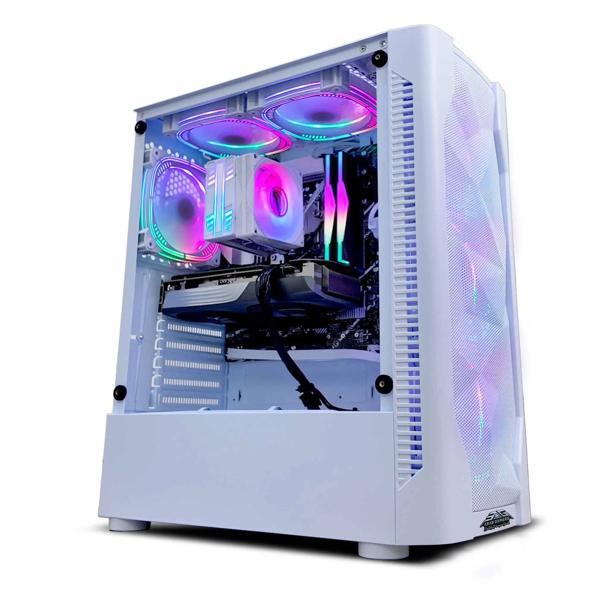Gaming PC Prebuilt, AMD Ryzen 5 5500, NVIDIA GeForce RTX 3050 6GB Graphics Card, 16GB RAM, 1TB NVMe SSD, Windows 11 Pro, RGB White Gaming Case - Image 2