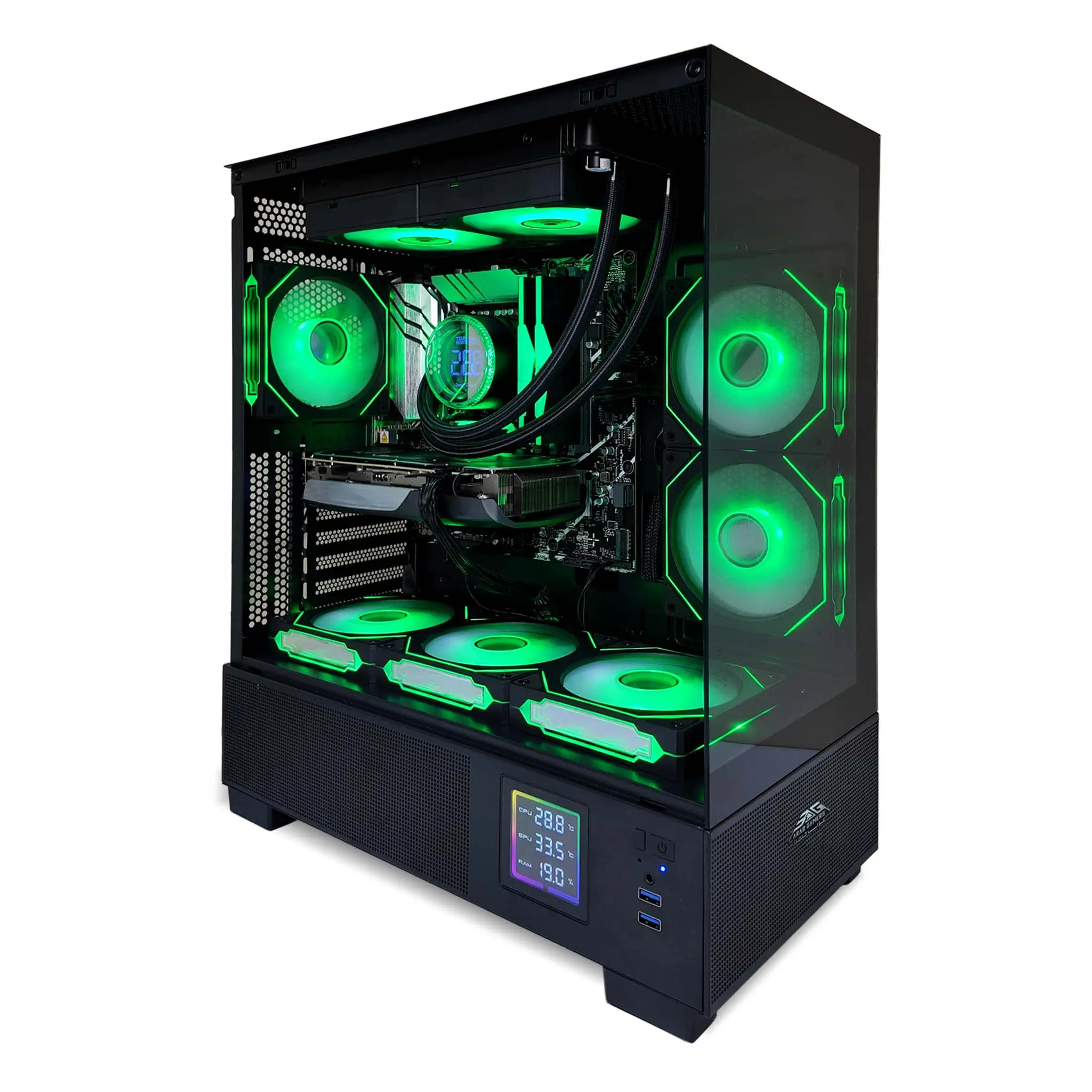 Gaming PC Desktop, AMD Ryzen 7 9800X3D, NVIDIA RTX 5070 12GB Graphics Card, 32GB DDR5 RAM, 1TB NVMe SSD, RGB Black Gaming Case - Image 3