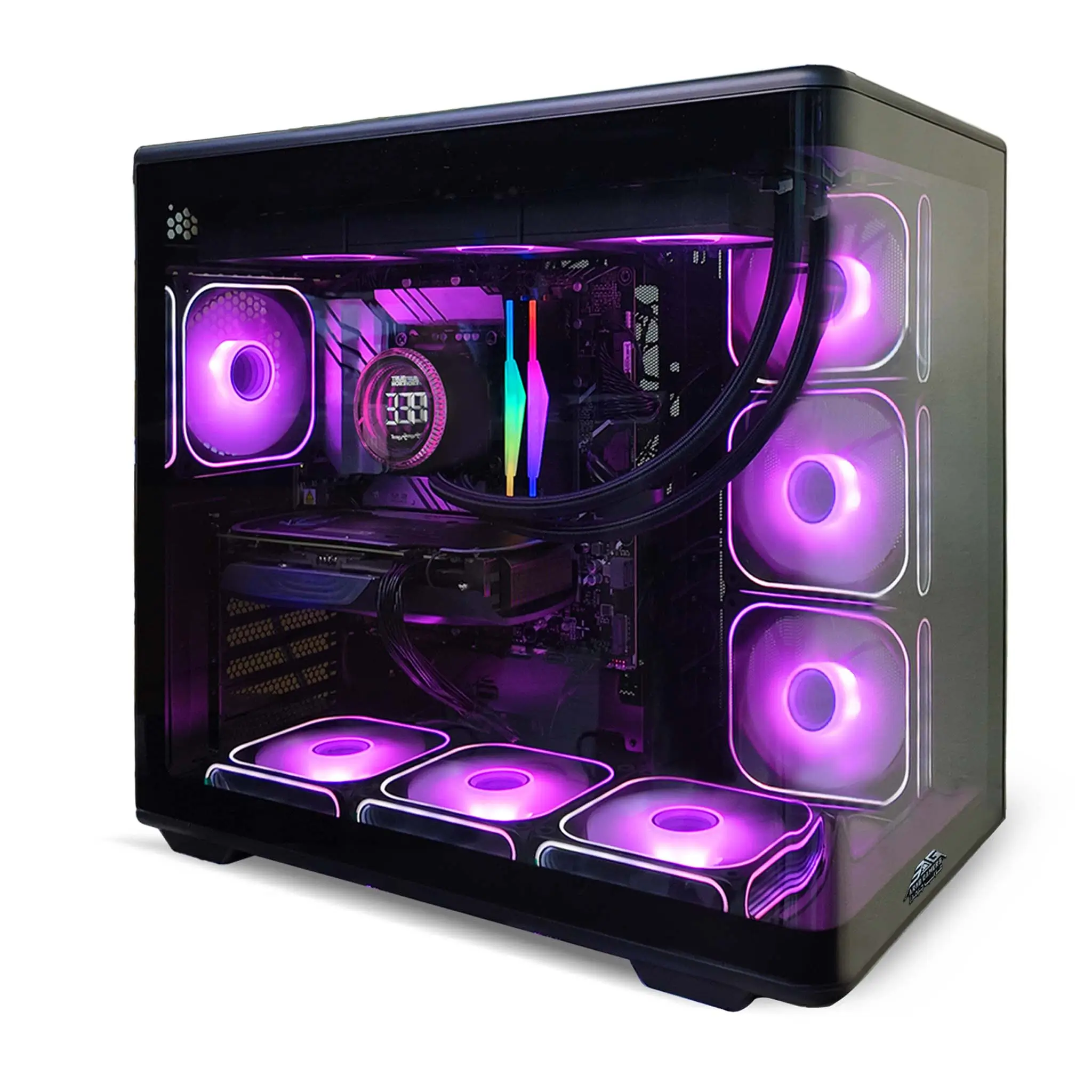 Gaming PC Ryzen 9, AMD Ryzen 9 9900X, NVIDIA GeForce RTX 5080 16GB Graphics Card, 32GB DDR5 RAM, 1TB NVMe SSD, Windows 11 Pro, RGB Black Gaming Case - Image 3