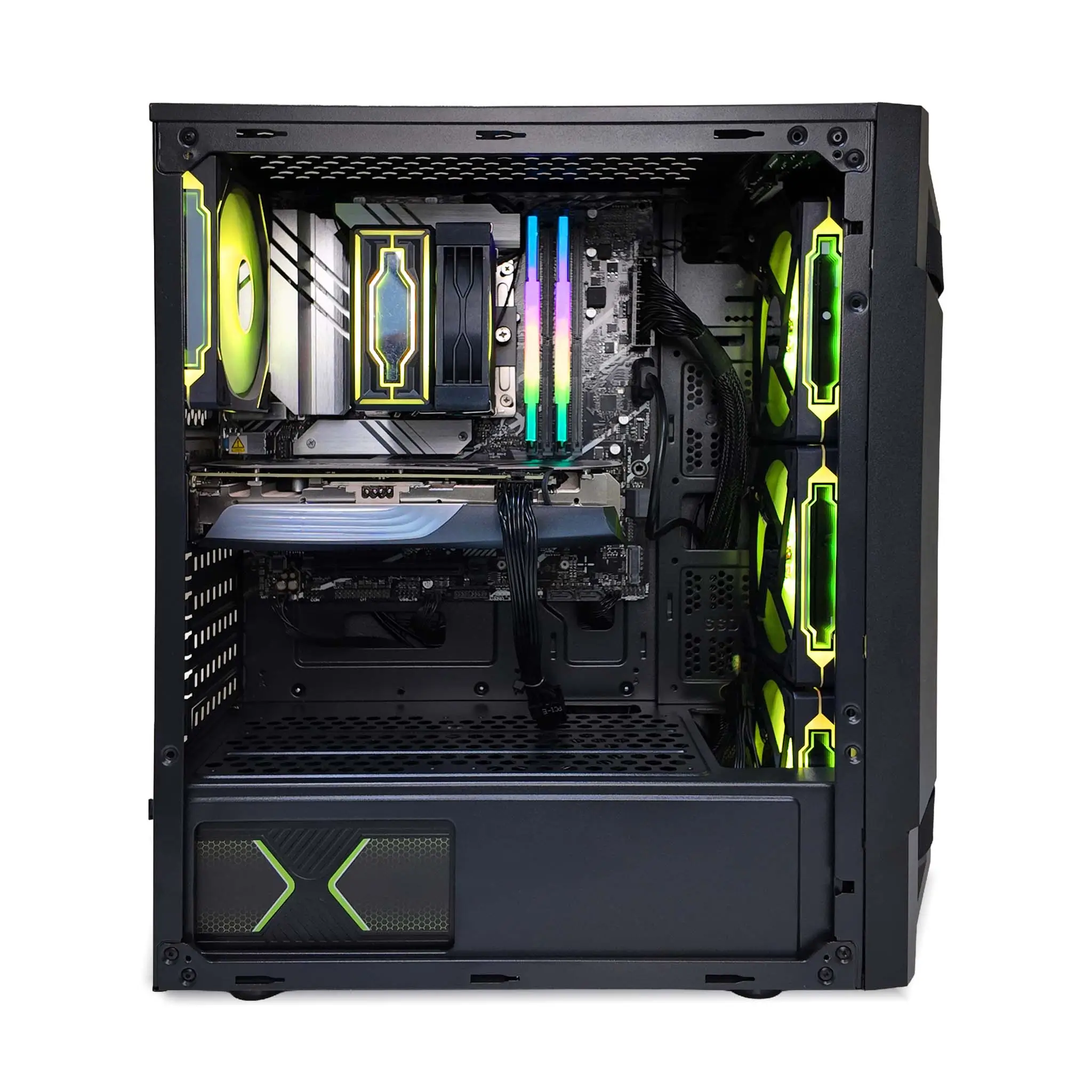 Gaming PC, AMD Ryzen 5 9600X, NVIDIA GeForce RTX 5060 Ti 16GB GDDR7 Graphics Card, 32GB DDR5 RAM, 1TB NVMe SSD, Windows 11 Pro, RGB Black Gaming Case - Image 4