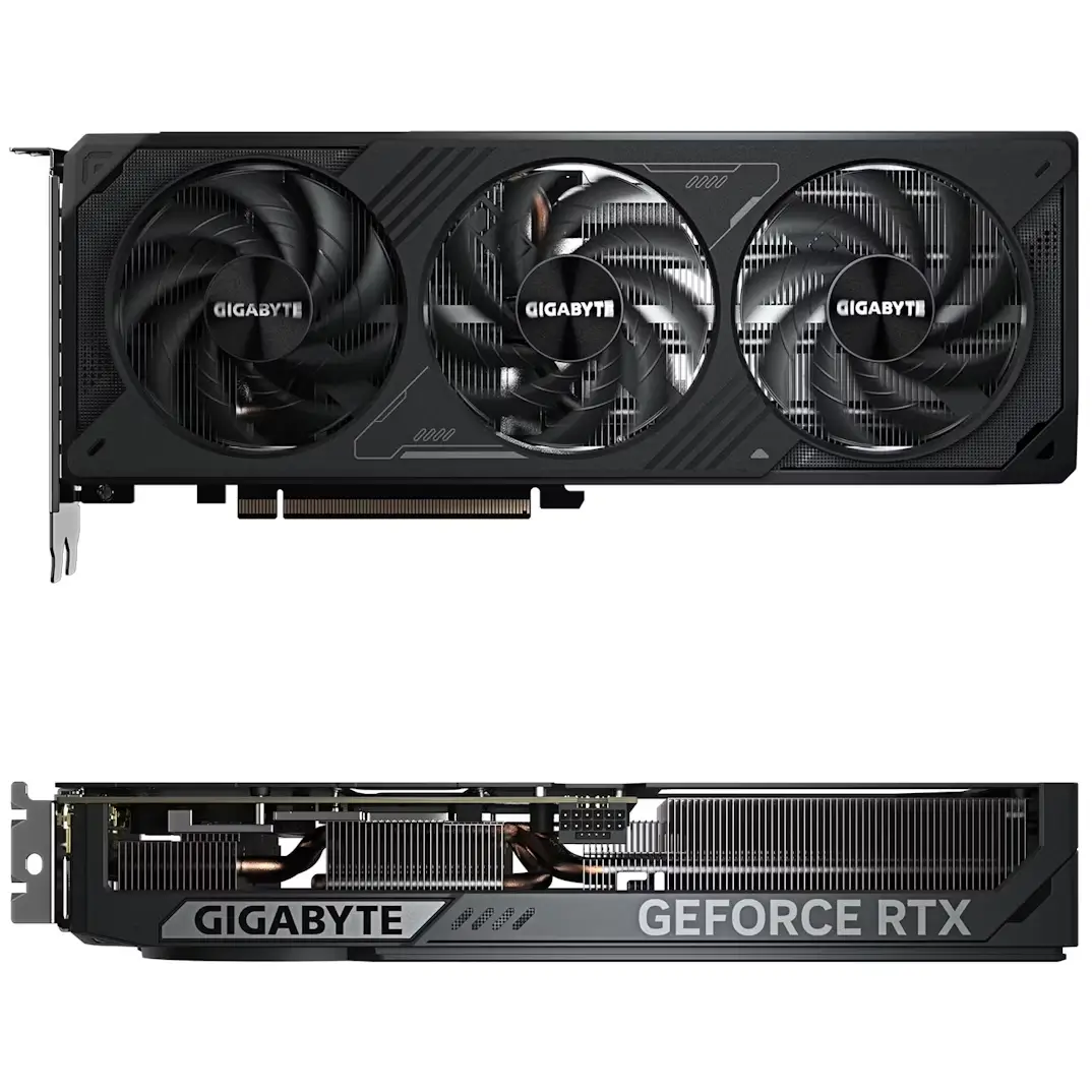 Gigabyte GeForce RTX 5070 Windforce OC SFF 12GB GDDR7 Graphics Card, 192-Bit Memory, 2524MHz Boost Clock, 6144 CUDA Cores, 28 Gbps Memory Speed, PCI-Express | GV-N5070WF3OC-12GD - Image 3