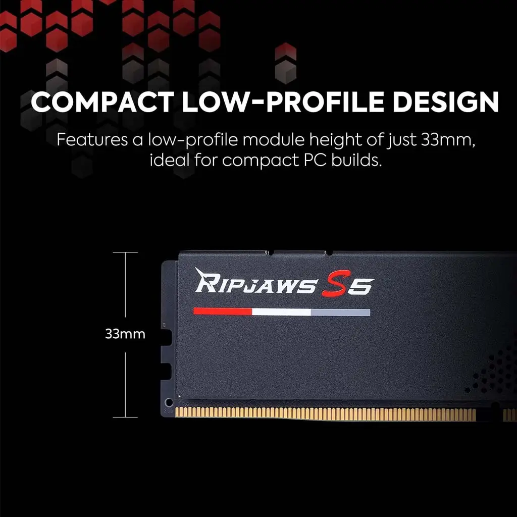 G.SKILL Ripjaws S5 32GB DDR5 6400MHz CL32 RAM UAE – Intel XMP 3.0 Desktop Memory Kit (2×16GB) | F5-6400J3239G16GX2-RS5K - Image 5