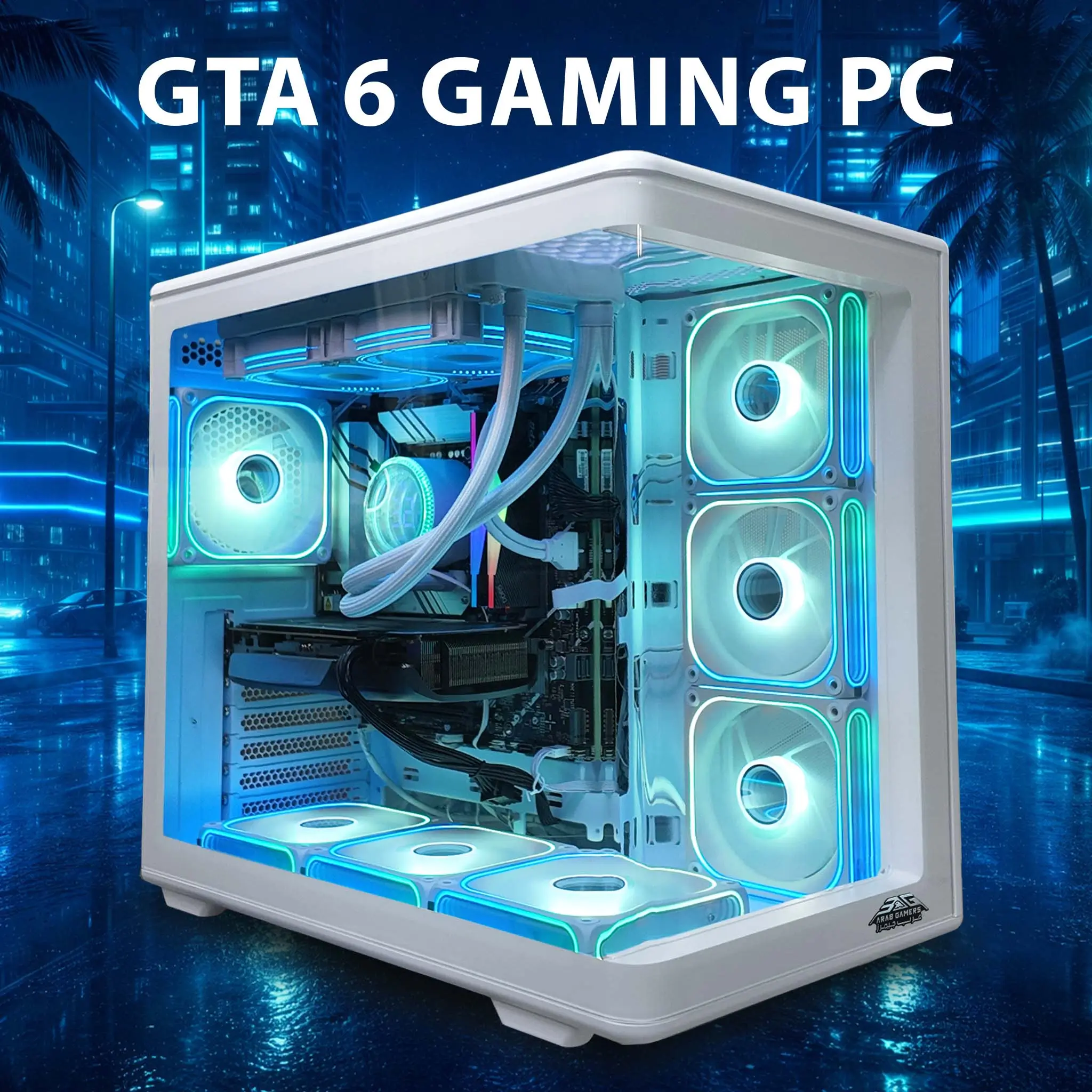 GTA 6 Gaming PC, Intel Core i5-14400F, NVIDIA GeForce RTX 5060 8GB Graphics, 16GB RAM, 1TB SSD, Windows 11 Pro, White RGB Gaming Case - Image 3