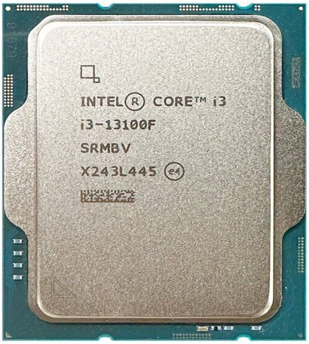 Intel Core i3-13100F LGA 1700 4 Cores Processor, 4.50 GHz Max Turbo Frequency, 8 Threads, 12 MB Cache Memory, Dual Channel DDR5, Up to 128GB Max Memory Capacity, PCIE 5.0 | i3-13100F-Tray - Image 2