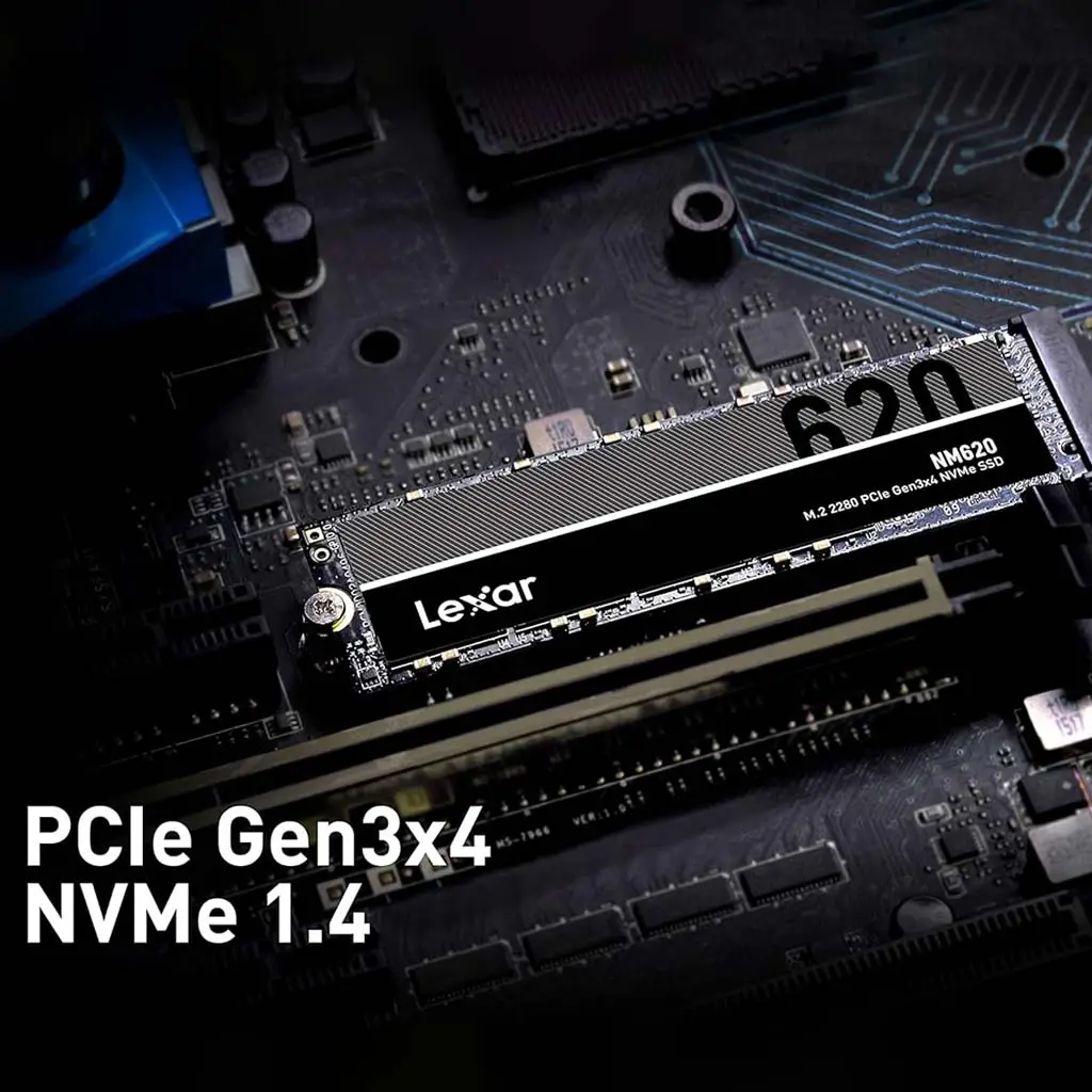Lexar NM620 1TB NVMe SSD M.2 PCIe Gen3x4 3500MB/s | LNM620X001T-RNNNG - Image 3