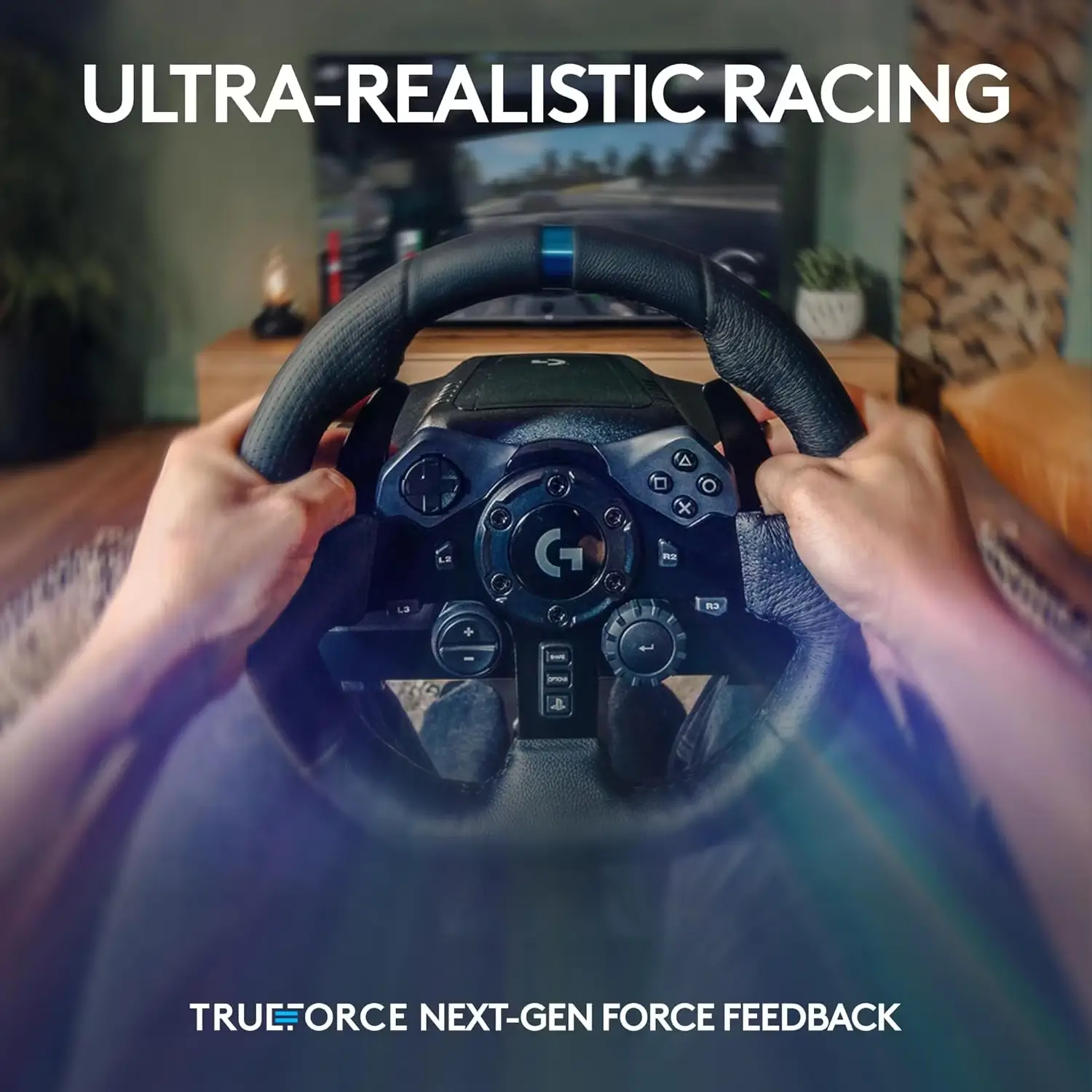 Logitech G923 Racing Wheel and Pedals with TRUEFORCE for PlayStation and PC – UAE | 941-000147 - Image 3