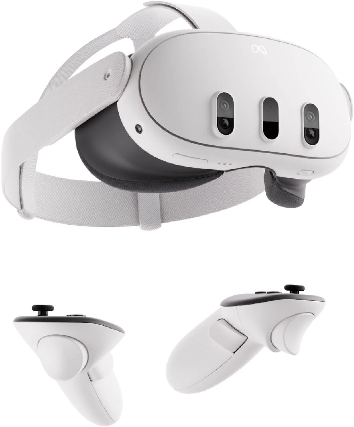 Meta Quest 3 Advanced VR Headset, 2064x2208 Resolution Per Eye, 128GB Storage, Ring-Free Touch Plus Controllers, Adjustable Strap,TruTouch Haptic Feedback, Built-In 3D Spatial Audio, White | QUEST-3 - Image 9