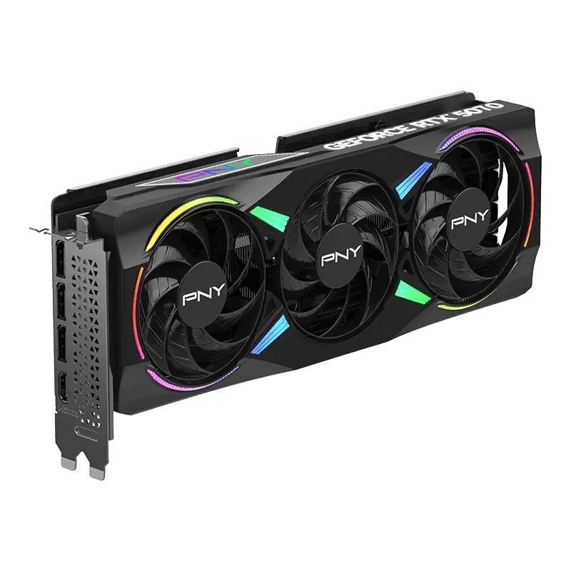 PNY GeForce RTX 5070 ARGB EPIC-X RGB OC Triple Fan Graphics Card, 12GB GDDR7, 192-Bit Memory, 28 Gbps Memory Speed, 2.16 GHz Base Clock, 6144 CUDA Cores, PCI-Express 5.0 | VCG507012TFXXPB1-O - Image 4