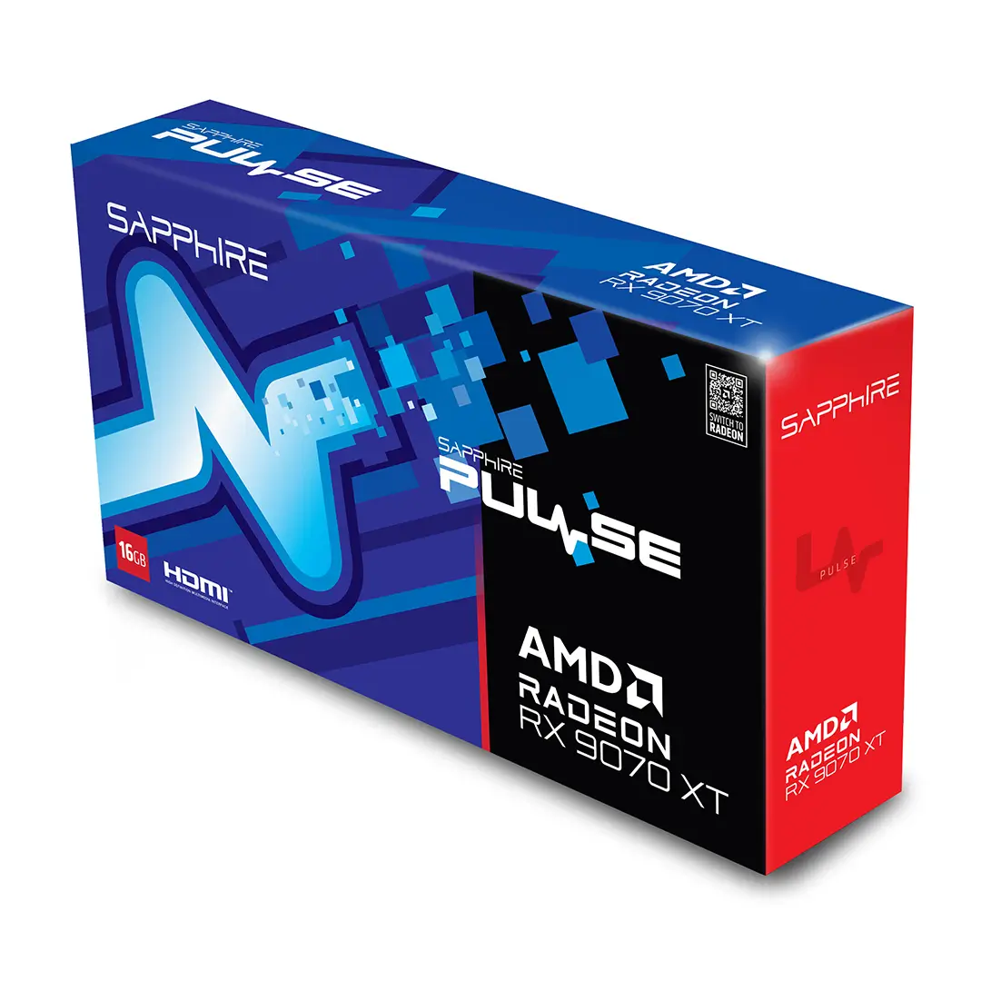 Sapphire Pulse AMD Radeon RX 9070 XT Gaming Edition with 16GB GDDR6 Graphics Card, 2970 MHz Boost Clock, 256-bit, 4096 Stream Processors, 20 Gbps Memory Clock, HDMI 2xDP, AMD RDNA 4 Architecture, PCIE 5.0 - Image 7