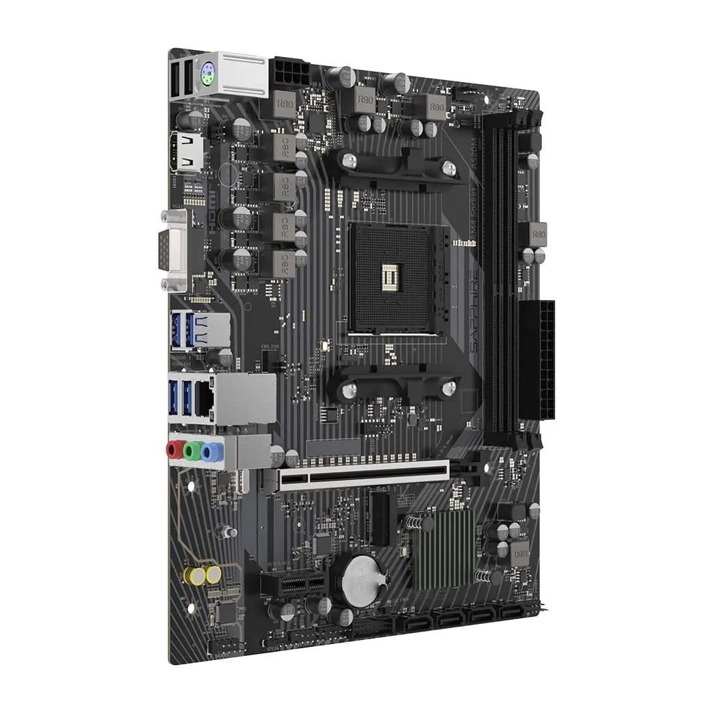 SAPPHIRE A520M-E AMD A520 AM4 DDR4 Micro-ATX Motherboard - Image 5