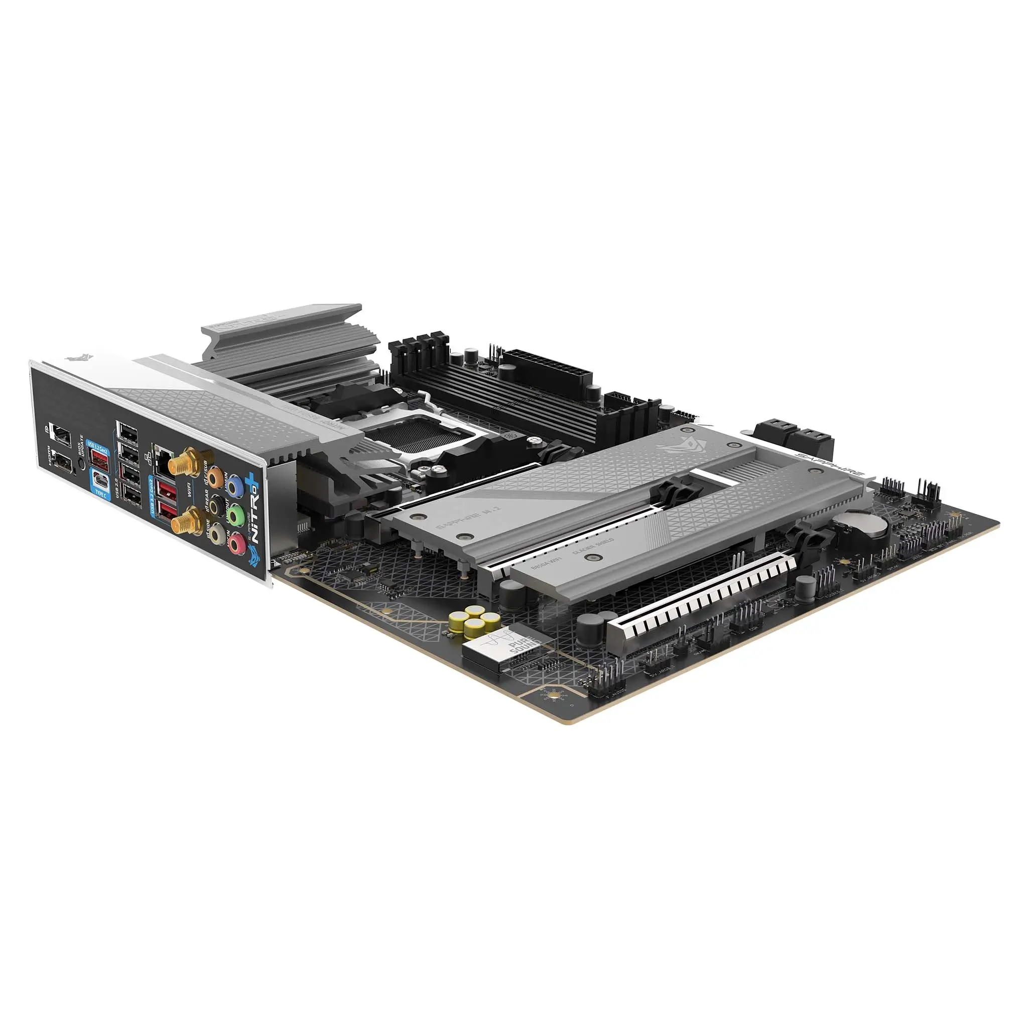SAPPHIRE NITRO+ B850A WIFI 7 AMD AM5 DDR5 ATX Motherboard – UAE - Image 5
