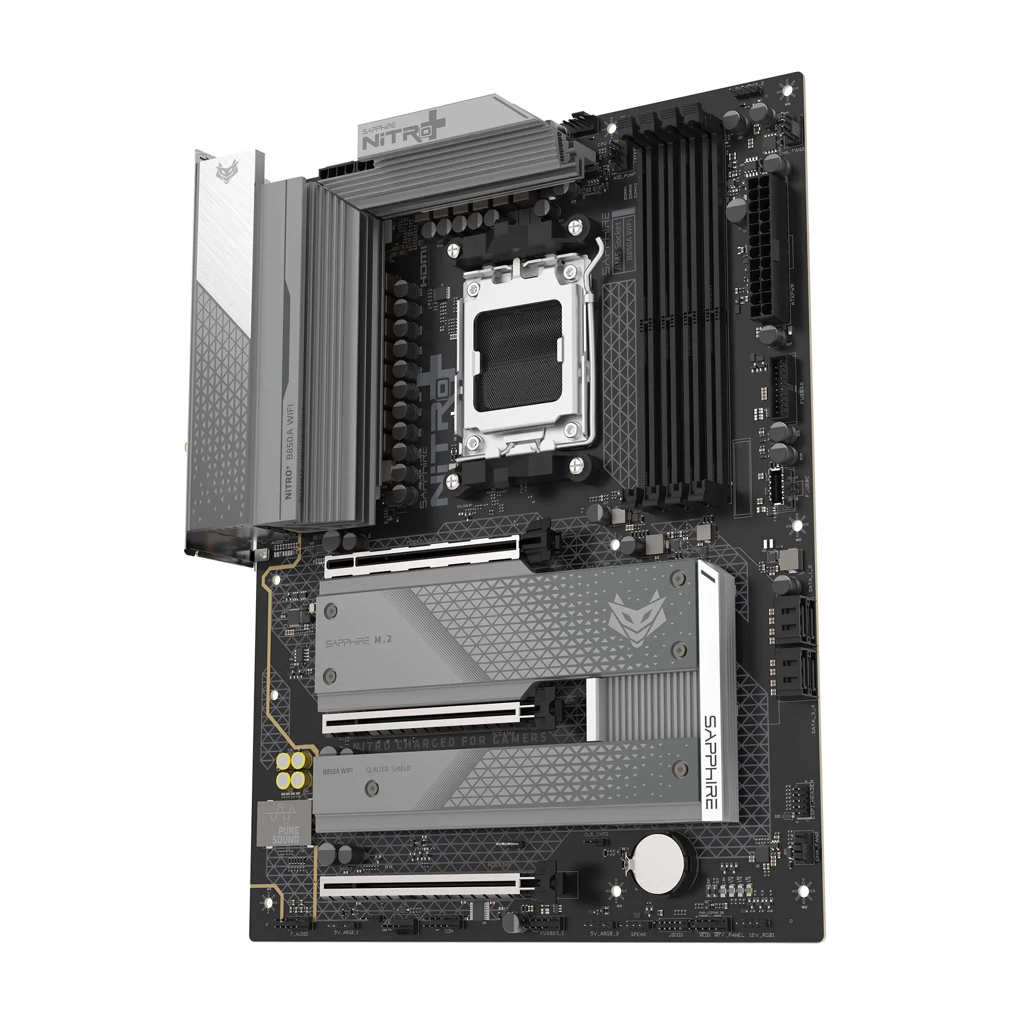 SAPPHIRE NITRO+ B850A WIFI 7 AMD AM5 DDR5 ATX Motherboard – UAE - Image 6