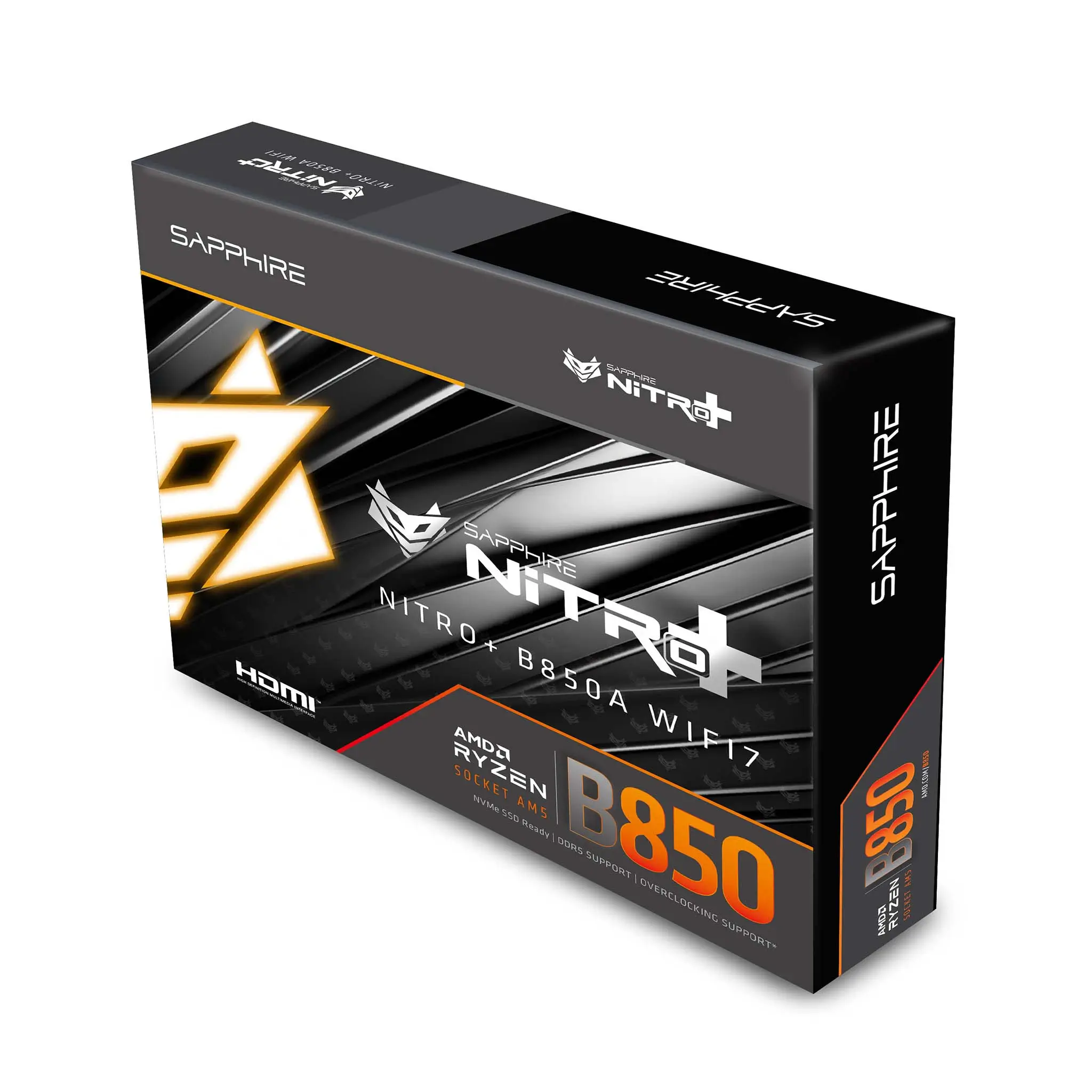 SAPPHIRE NITRO+ B850A WIFI 7 AMD AM5 DDR5 ATX Motherboard – UAE - Image 8