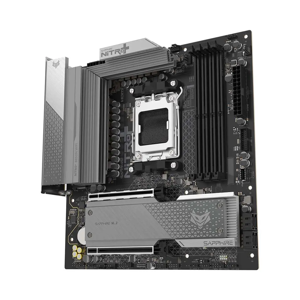 SAPPHIRE NITRO+ B850M WIFI AMD B850 AM5 DDR5 Micro-ATX Motherboard - Image 3