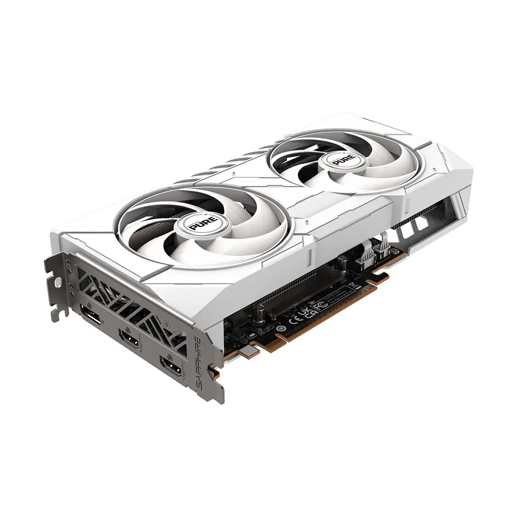Sapphire PURE AMD Radeon RX 9060 XT Gaming OC with 16GB GDDR6 Graphics Card, 3290 MHz Boost Clock, 128‑Bit, 2048 Stream Processors, 20 Gbps Memory Clock, 2×HDMI + 1×DP, AMD RDNA 4 Architecture, PCIe 5.0 | 11350-02-20G - Image 3