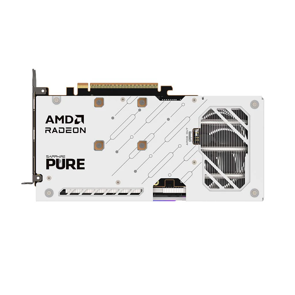 Sapphire PURE AMD Radeon RX 9060 XT Gaming OC with 16GB GDDR6 Graphics Card, 3290 MHz Boost Clock, 128‑Bit, 2048 Stream Processors, 20 Gbps Memory Clock, 2×HDMI + 1×DP, AMD RDNA 4 Architecture, PCIe 5.0 | 11350-02-20G - Image 4