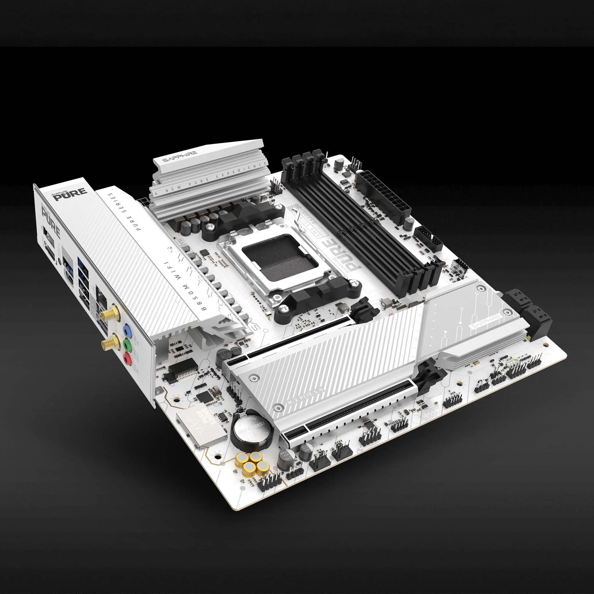 Sapphire PURE B850M WIFI AMD B850 AM5 DDR5 Micro-ATX Motherboard – UAE - Image 4