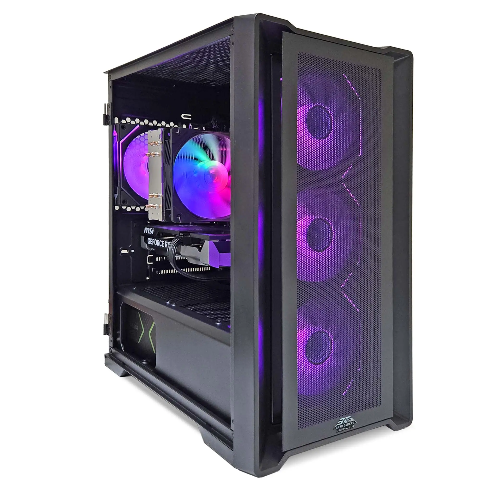 Spectrum Pulse Gaming PC, AMD Ryzen 5 7500F, NVIDIA GeForce RTX 5060 8GB Graphics Card, 16GB DDR5 RAM, 1TB NVMe SSD, RGB Black Gaming Case - Image 3