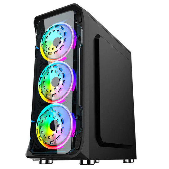 Star Glaze Gaming PC Intel Core i5-10400F, Nvidia GTX 1650, 16GB RAM, 512GB SSD, RGB Black Case - Image 2