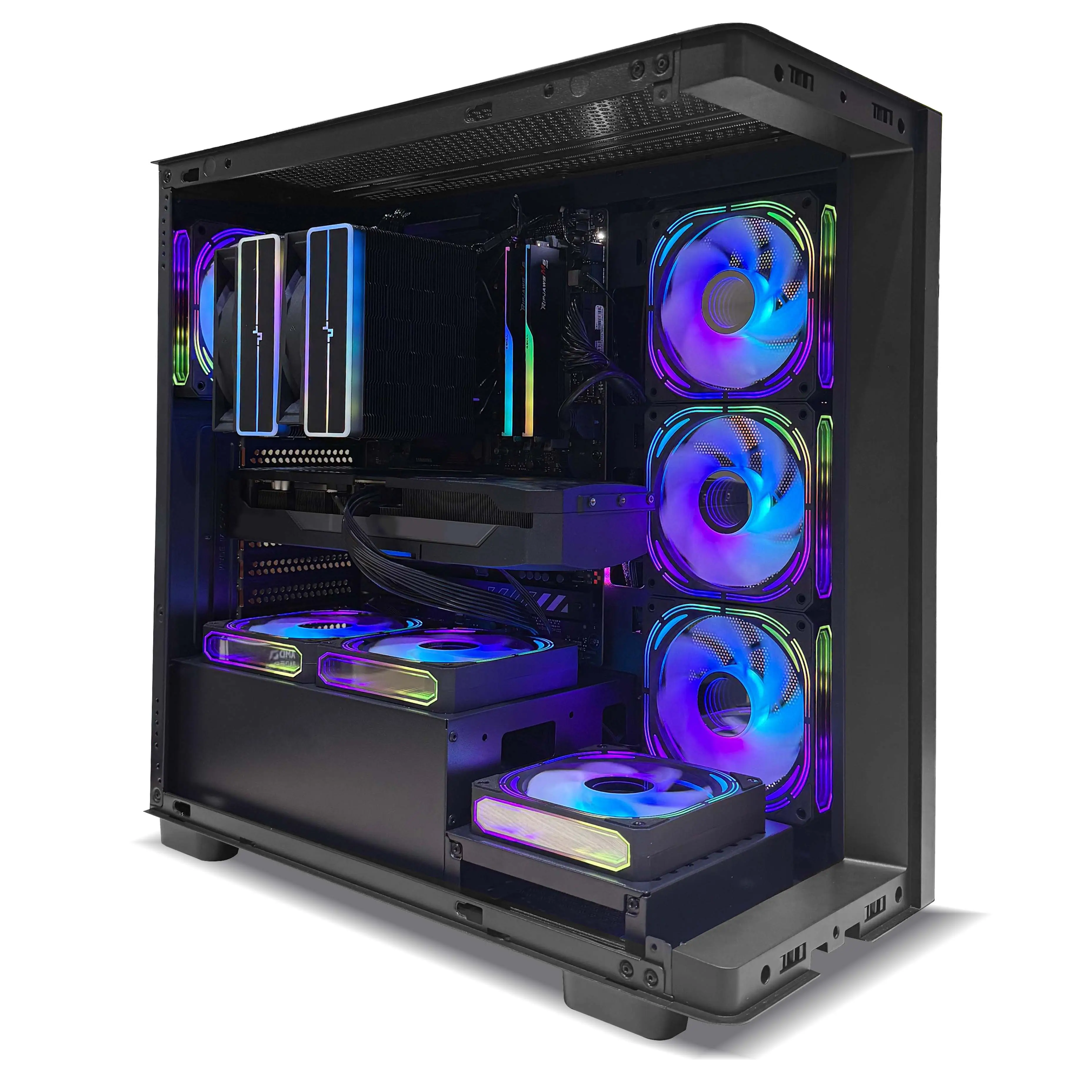 Storm Gaming PC, Intel Core i7-12700K, NVIDIA GeForce RTX 5060 8GB Graphics Card, 16GB DDR5 RAM, 1TB NVMe SSD, Windows 11 Pro, RGB Black Gaming Case - Image 2