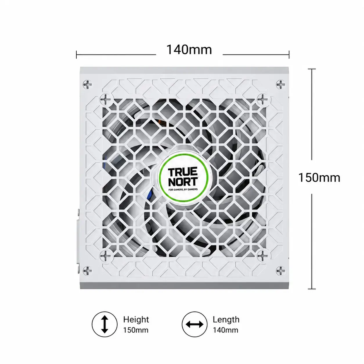 TRUE NORT TN-PS Powernest 1000W 80+ Gold Full Modular ATX Power Supply UAE, PSU for Gaming PCs & Workstations | 1 Year Warranty - Image 7