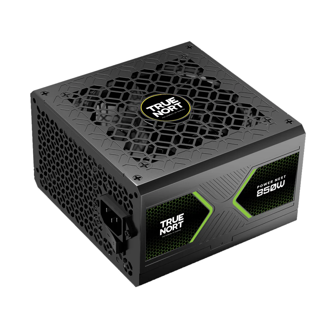 TrueNort 850W PSU 80 Plus Gold  Full Modular Power Supply ATX 3.1, PCIe 5.1, Efficient and Silent Performance Gaming Power Supply Compact 150mm Size, Black - Image 4