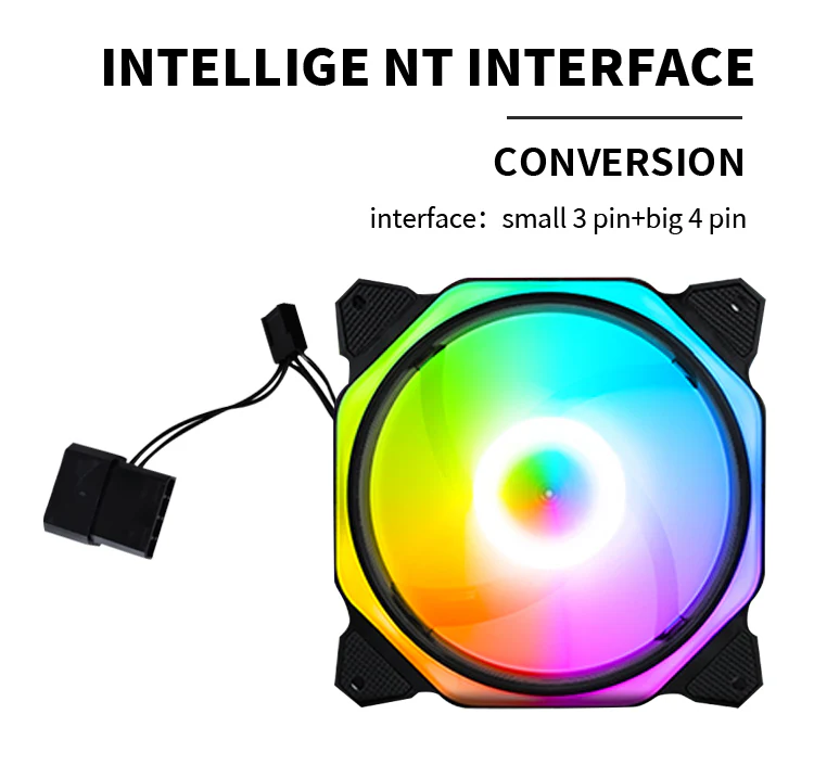 TrueNort Pc Case Fan 120mm RGB 6Pin 12V 3W Black, Single Fan | MF-120-02 - Image 10