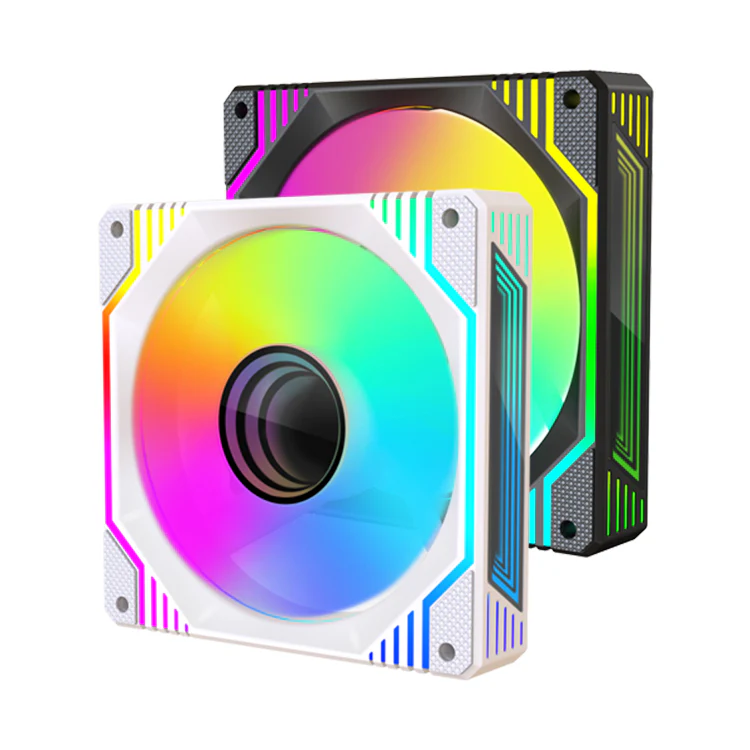 TrueNort Pc Case Fan 120mm RGB 6Pin 12V 3W White, Single Fan - Image 5