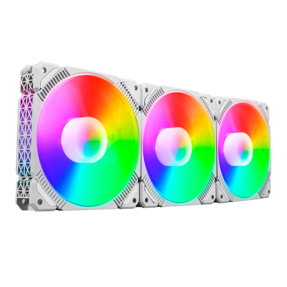 TrueNort Pc Case Fan 120mm RGB 6Pin 12V 3W White, Single Fan | LJ-120 - Image 3