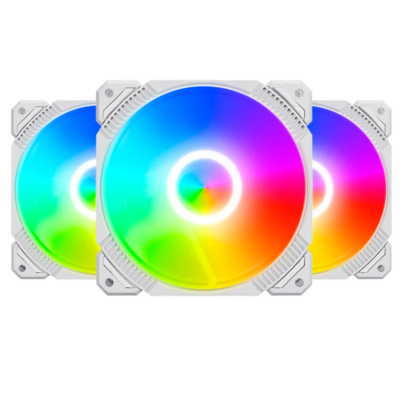 TrueNort Pc Case Fan 120mm RGB 6Pin 12V 3W White, Single Fan | LJ-120 - Image 6