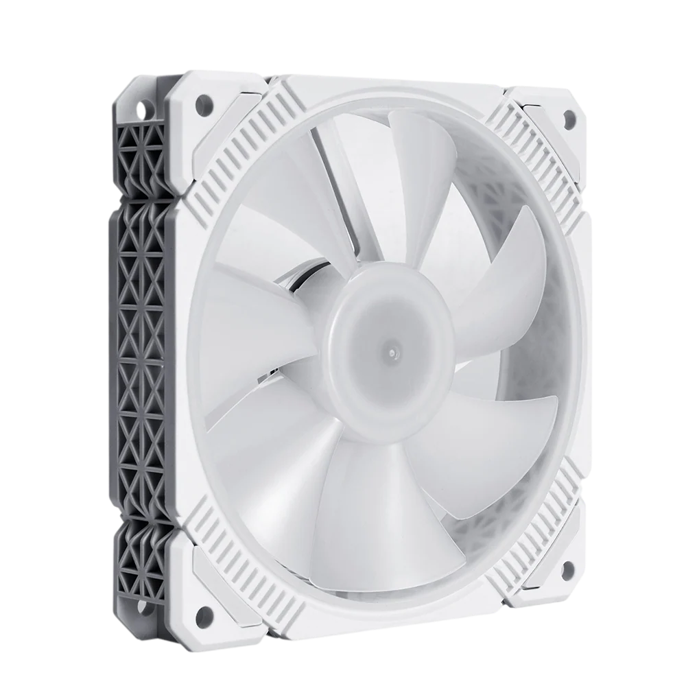 TrueNort Pc Case Fan 120mm RGB 6Pin 12V 3W White, Single Fan | LJ-120 - Image 8