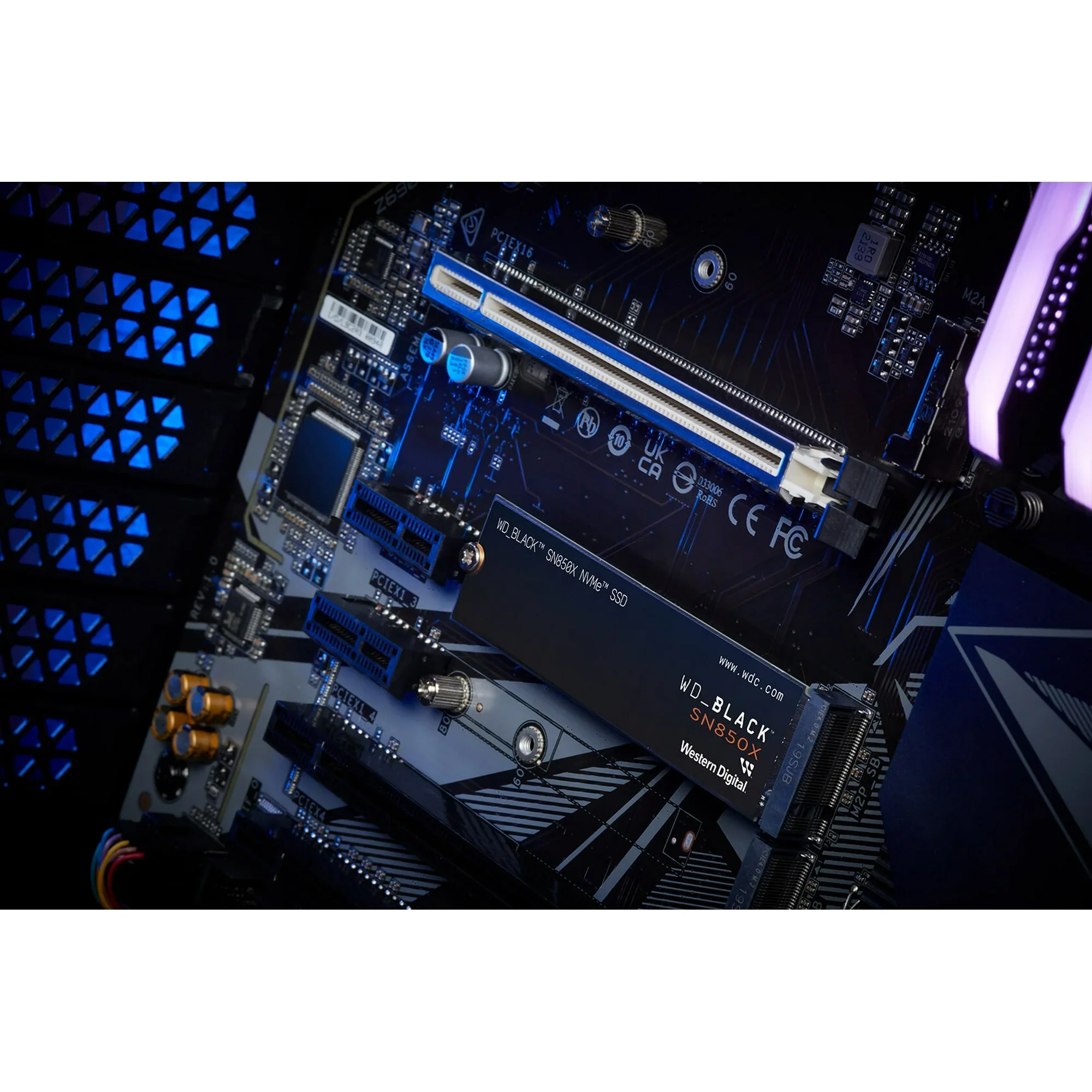 WD Black SN850X NVMe 2TB SSD, M.2 2280 PCIe Gen4 NVMe SSD up to 7300 MB/s read speed | WDBB9G0020BNC-WRSN - Image 3